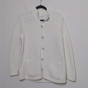 J. Jill Button Front Cardigan in Cream – Size L (approx.) – EUC
